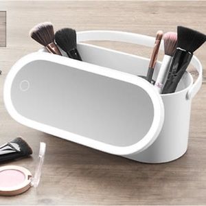 Portable Makeup Case With LED Mirror